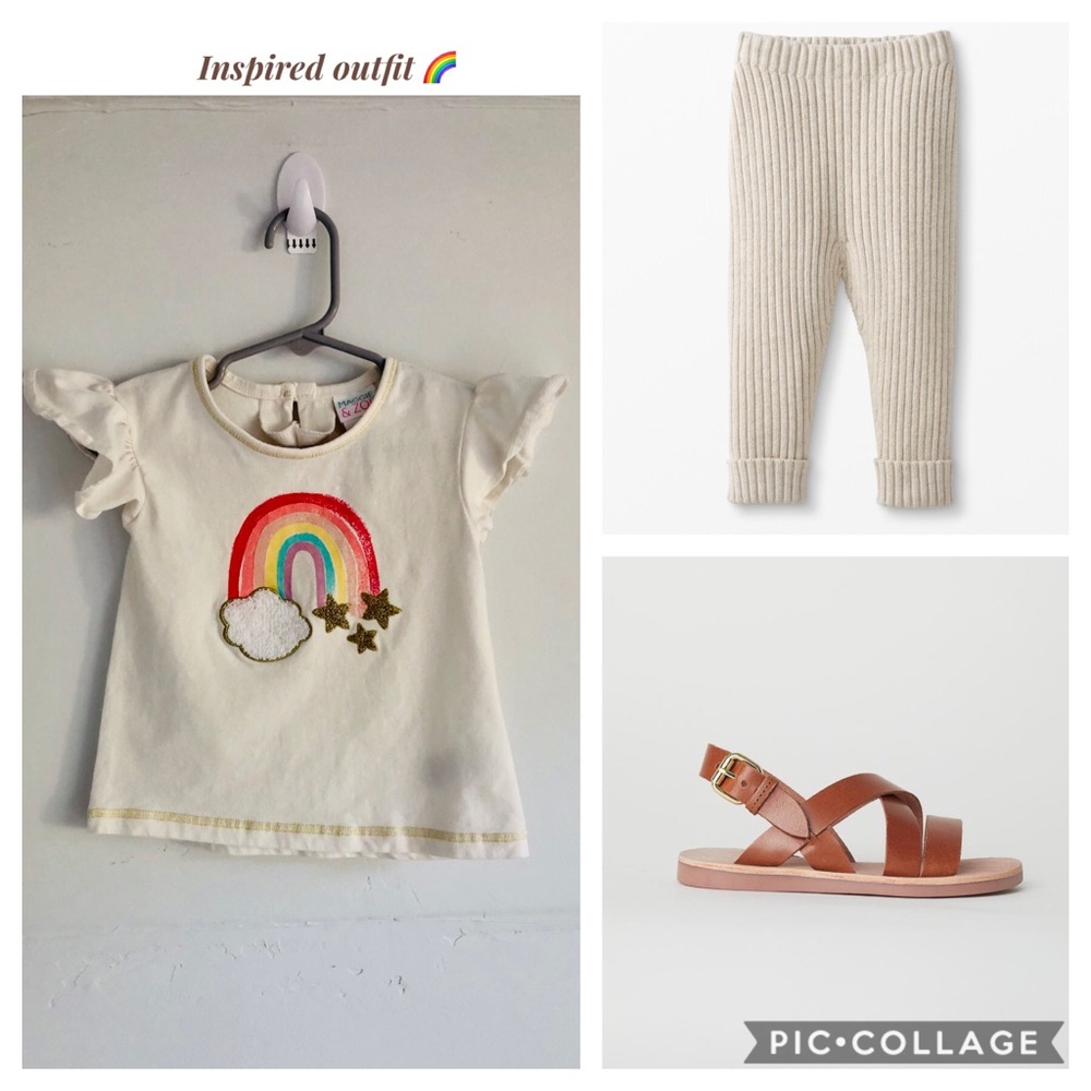 Maggie & Zoe Rainbow top